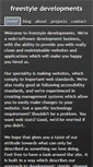 Mobile Screenshot of freestyle-developments.co.uk
